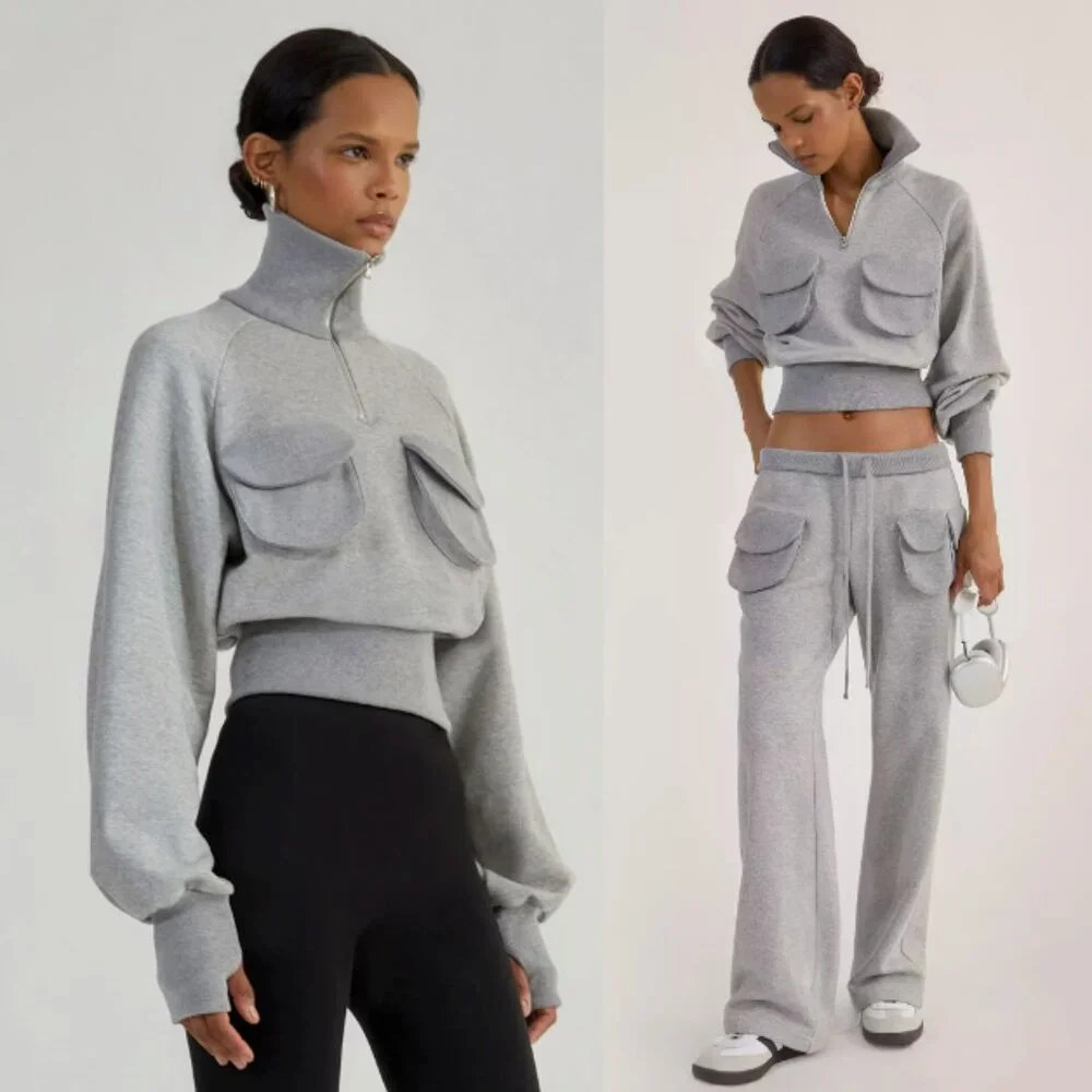 ORSEUND IRIS Le Sport Pullover Heather Gray Size S - Picture 1 of 12